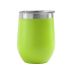 Custom Wine Tumbler - 12oz Stainless Steel Vacuum Insulated Lime Green