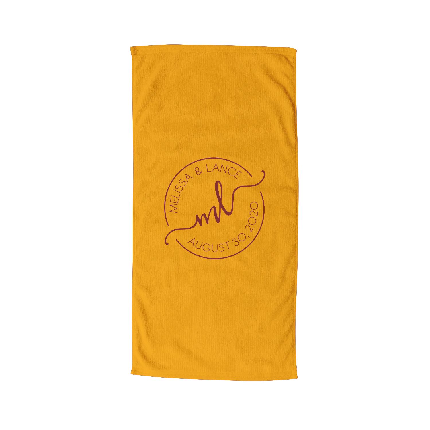 Custom Printed Coastal Beach Towel